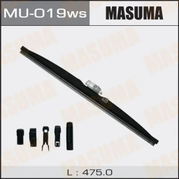 Щётка стеклоочистителя зимняя каркасная Masuma Оптимум 475 мм, MU-019ws