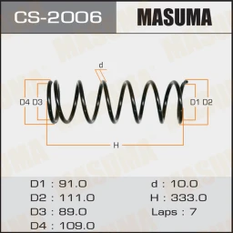 Пружина подвески Masuma CS-2006