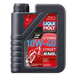 Моторное масло 4-х тактное Liqui Moly Synth Street Race 10W-40 синтетическое 1 л