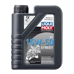 Моторное масло 4-х тактное Liqui Moly Motorbike 4T Street 15W-50 синтетическое 1 л