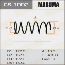 Пружина подвески Masuma CS-1002