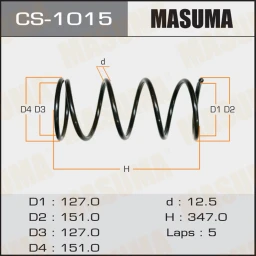 Пружина подвески Masuma CS-1015