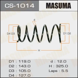 Пружина подвески Masuma CS-1014