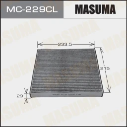 Фильтр салона угольный Masuma MC-229CL