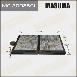 Фильтр салона угольный Masuma MC-2003BCL