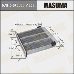 Фильтр салона угольный Masuma MC-2007CL