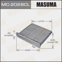 Фильтр салона угольный Masuma MC-2028CL