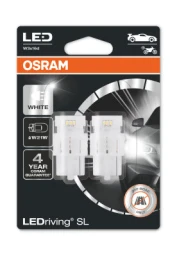 Лампа светодиодная Osram W21W 12V, 7505DWP-02B, 2 шт