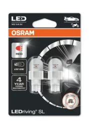 Лампа светодиодная Osram W16W 12V, 921DRP-02B, 2 шт