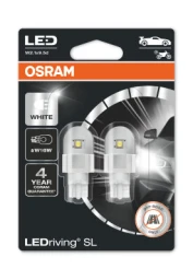 Лампа светодиодная Osram W16W 12V, 921DWP-02B, 2 шт