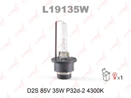 Лампа ксеноновая LYNXauto L19135W D2S 12V 35W 4300К, 1