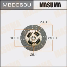 Диск сцепления Masuma MBD063U