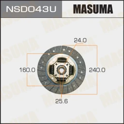 Диск сцепления Masuma NSD043U