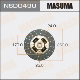 Диск сцепления Masuma NSD049U