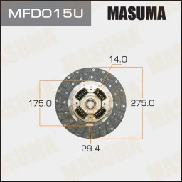 Диск сцепления Masuma MFD015U