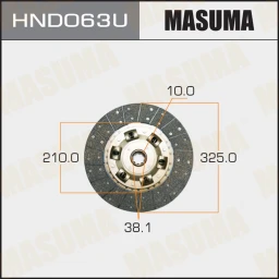 Диск сцепления Masuma HND063U