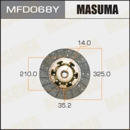 Диск сцепления Masuma MFD068Y