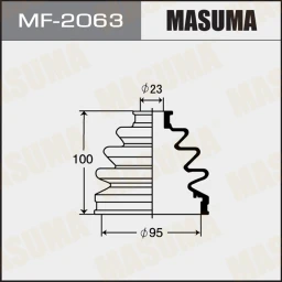 Пыльник ШРУСа Masuma MF-2063