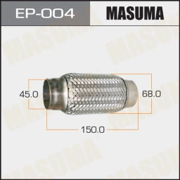 Гофра глушителя Masuma EP-004