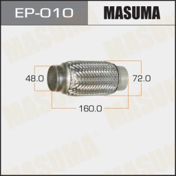 Гофра глушителя Masuma EP-010