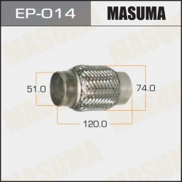 Гофра глушителя Masuma EP-014