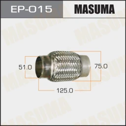 Гофра глушителя Masuma EP-015