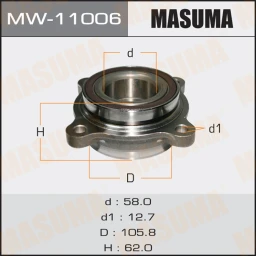Ступичный узел Masuma MW-11006