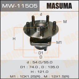 Ступичный узел Masuma MW-11505