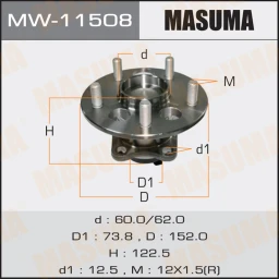Ступичный узел Masuma MW-11508