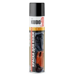 Краска для гладкой кожи Kudo KU-5241, черный, 400 мл