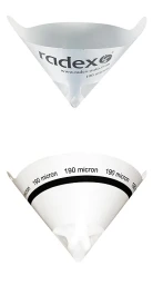 Фильтр-воронка для фильтрации ЛКМ "RADEX" (190 мкм)