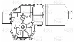 Моторедуктор стеклоочистителя STARTVOLT VWF 1813