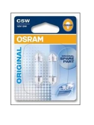 Лампа подсветки Osram 6418-02B C5W 12V 5W блистер, 2