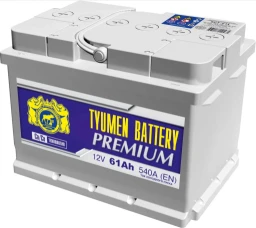 Аккумулятор легковой Tyumen Battery Premium 61 а/ч 540А Обратная полярность