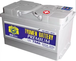 Аккумулятор легковой Tyumen Battery Premium 74 а/ч 650А Обратная полярность