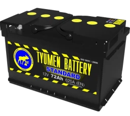 Аккумулятор легковой Tyumen Battery Standard 72 а/ч 620А Обратная полярность