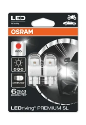 Лампа светодиодная Osram W21|5W 12V, 7915R-02B, 2 шт