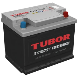 Аккумулятор легковой TUBOR Synergy 61 а/ч 600А Обратная полярность