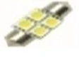 Лампа светодиодная Grande Light C5W 12V, GL-12-C5W-4SMD-5050-36, 1 шт