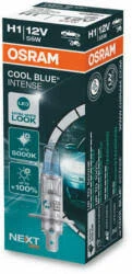 Лампа галогенная Osram Cool blue Intense H1 12V 55W, 1