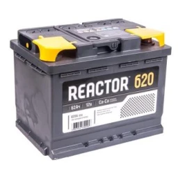 Аккумулятор легковой Reactor 62 а/ч 660А Обратная полярность