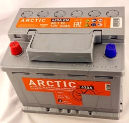 Аккумулятор 60 а/ч "TITAN" Arctic Silver 620A (обратная полярность) (242х175х190)