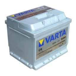 Аккумулятор легковой Varta Silver Dynamic C6 52 а/ч 520А Обратная полярность