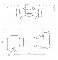 Подушка глушителя (1 шт.) TRIALLI RM 0179 (арт. RM 0179)