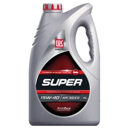 Моторное масло Лукойл Super 15W-40 минеральное 4 л