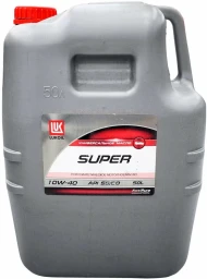 Моторное масло Лукойл Super 10W-40 полусинтетическое 50 л