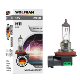 Лампа галогенная WOLFRAM 29311 H11 12V 55W, 1 шт.