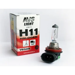 Лампа галогенная AVS Vegas H11 24V 70W, 1 шт.