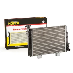 Радиатор системы охлаждения 2107 (алюм.) "HOFER" 