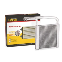 Радиатор отопителя 2190 (алюм) "HOFER" (-15)